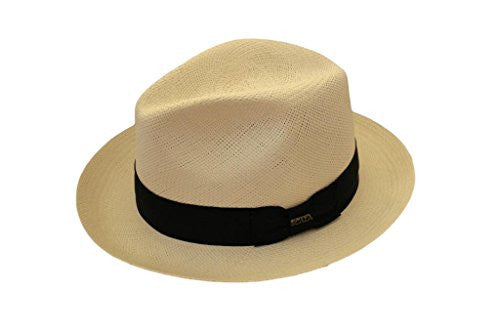 Scala Classico Men's Genuine Panama Snap Brim