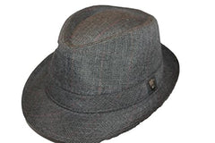 Dorfman Pacific Poly Striped Fedora