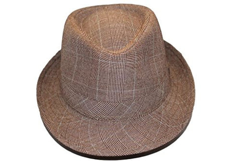 Dorfman Pacific Poly Striped Fedora